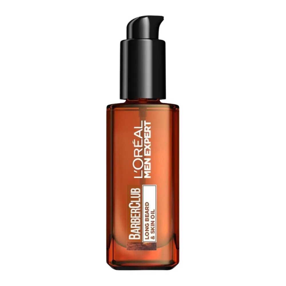 L'Oréal Paris Men Expert Barber Club, Aceite largo para barba y piel - 30ml