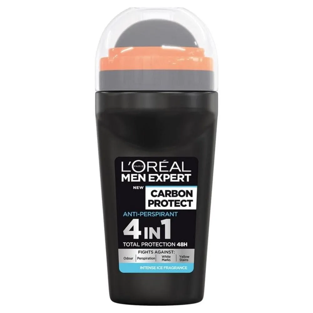 L'Oréal Paris Men Expert Carbon Protect Antitranspirante Roll-on - 50 ml