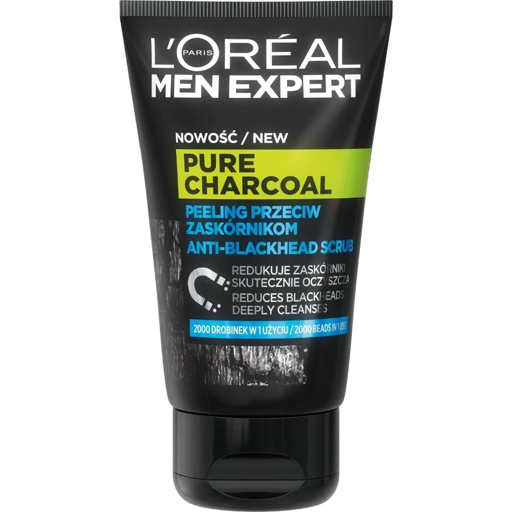 L'Oréal Paris Men Expert Peeling Facial Negro Carbón Puro - 100 ml
