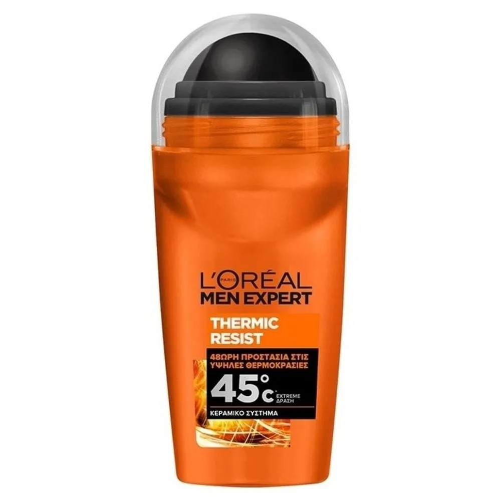 L'Oréal Paris Men Expert Thermic Resist 45°C Antitranspirante Roll-On - 50 ml