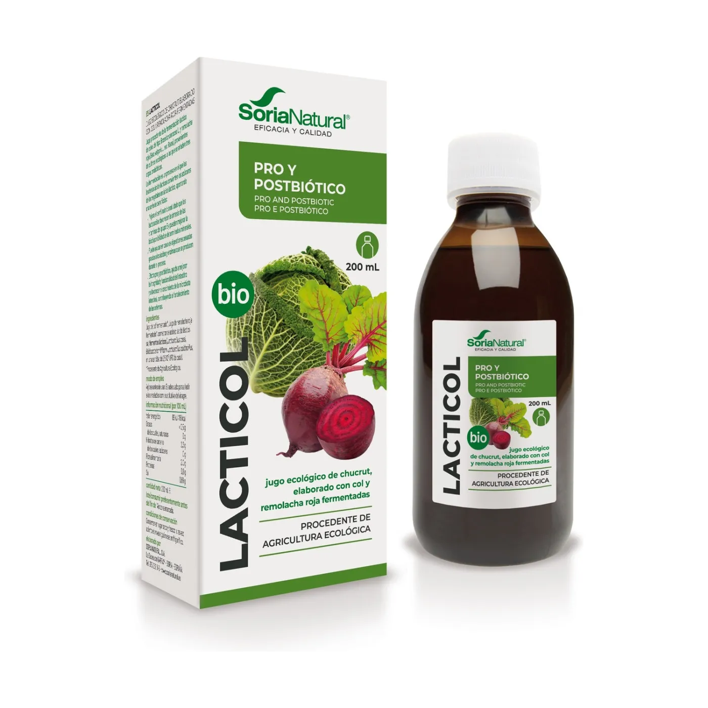Lacticol Bio 200 ml Soria Natural