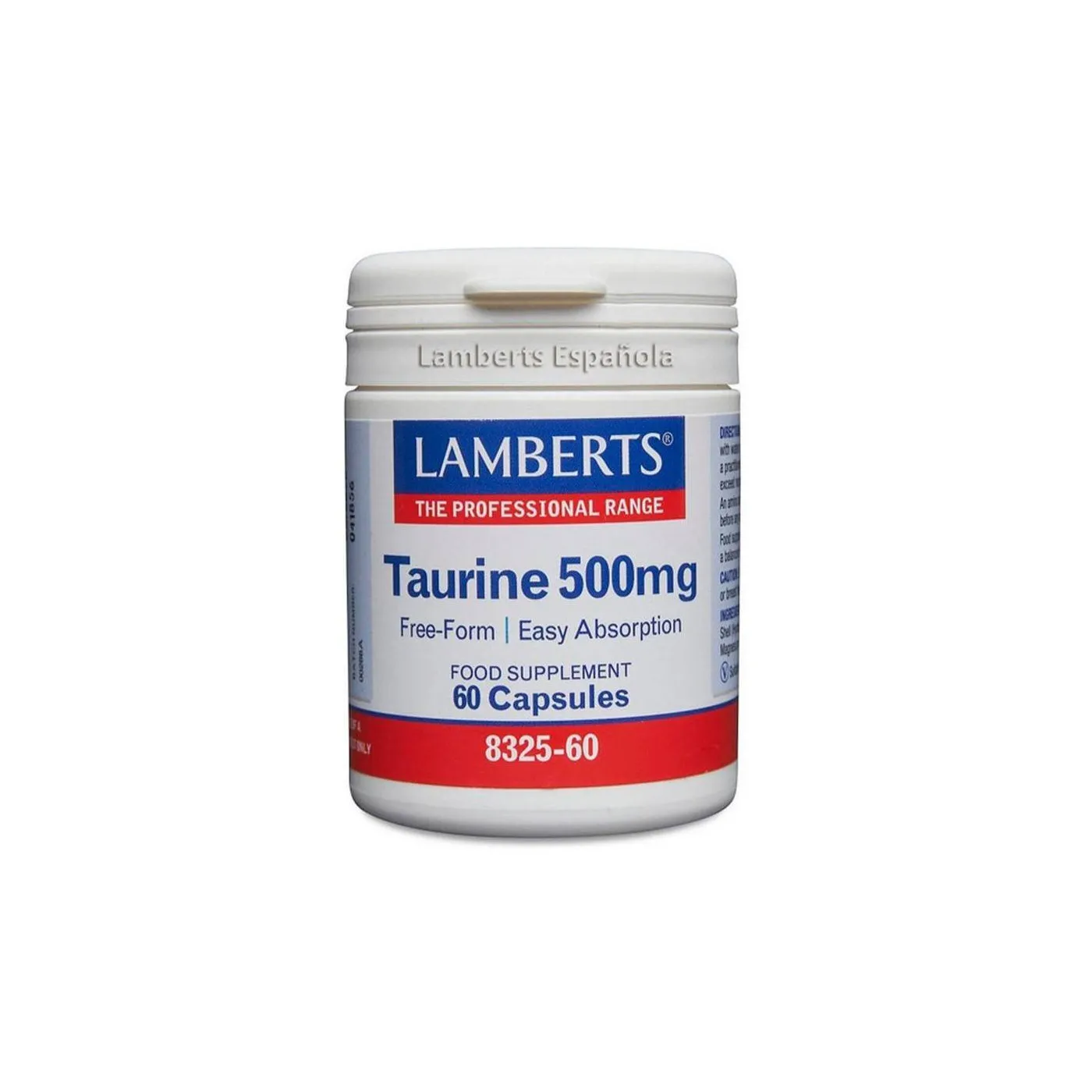 Lamberts Taurina 500 Mg 60 Caps 832560