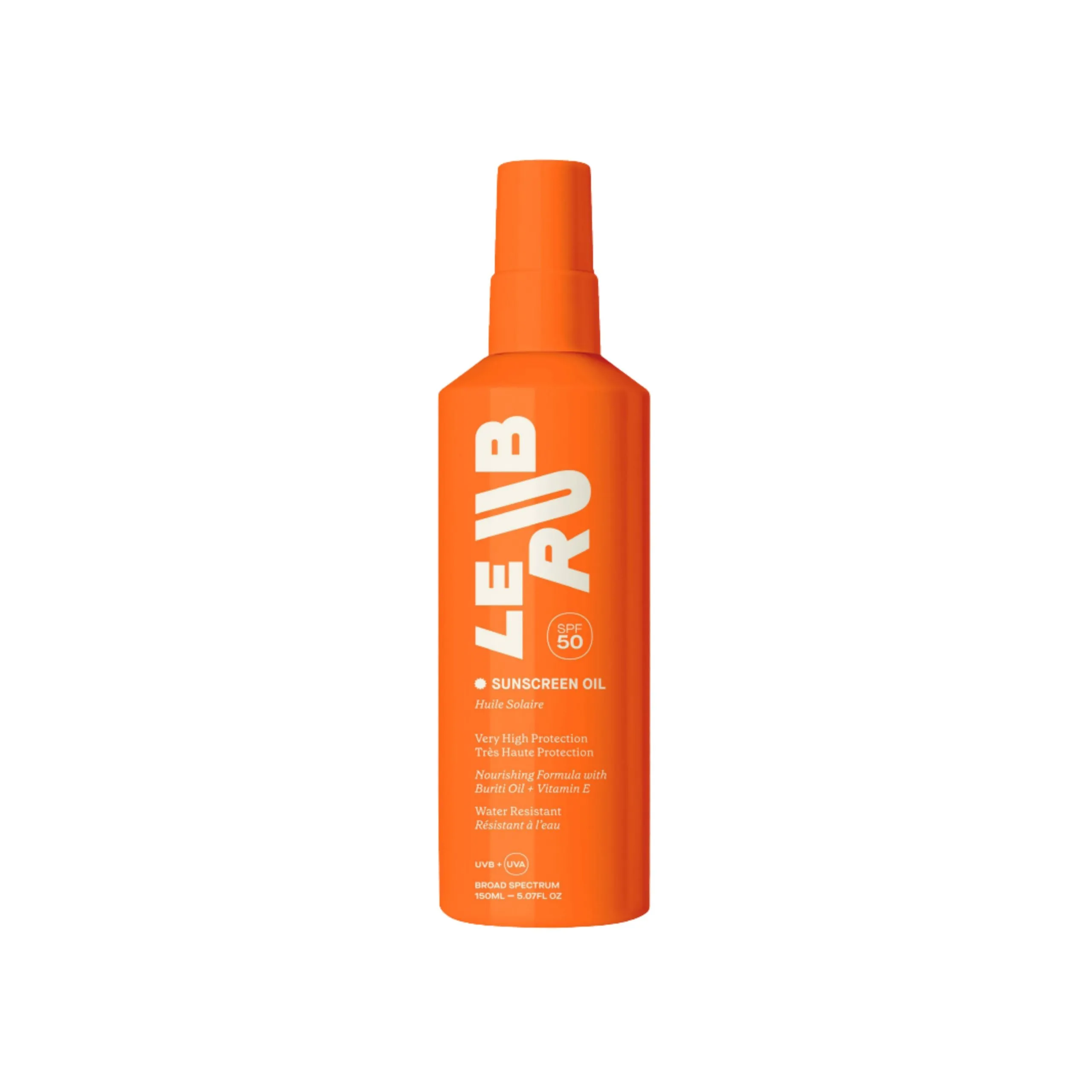 Aceite corporal con protección solar SPF50