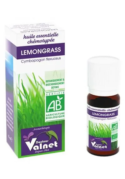 Lemongrass-aceite esencial orgánico-10ml-Dr.Valnet
