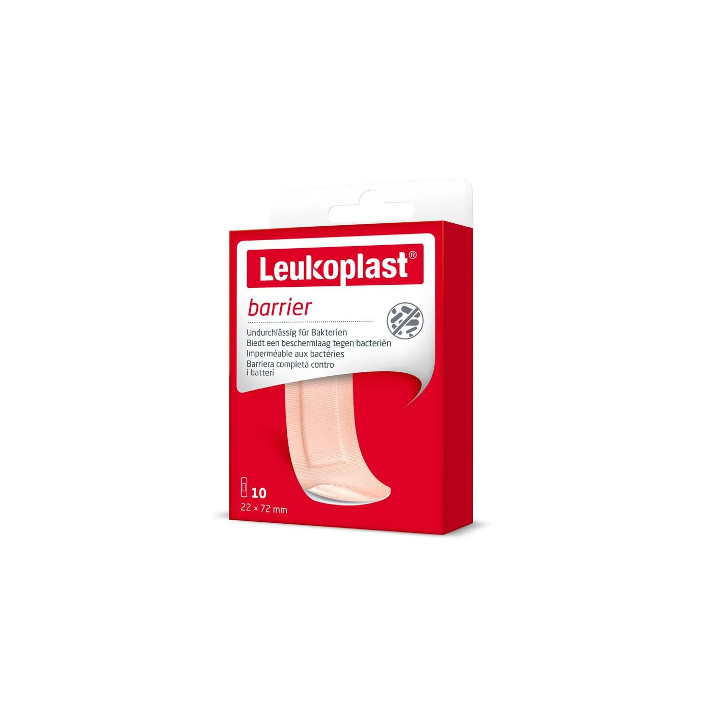 Leukoplast Barrier 22mm X 72mm 10 Un