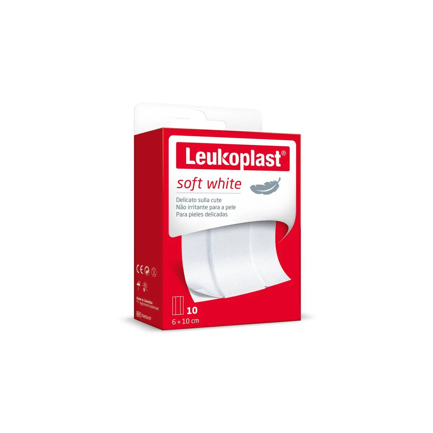 Leukoplast Soft 6cm X 10cm 10un