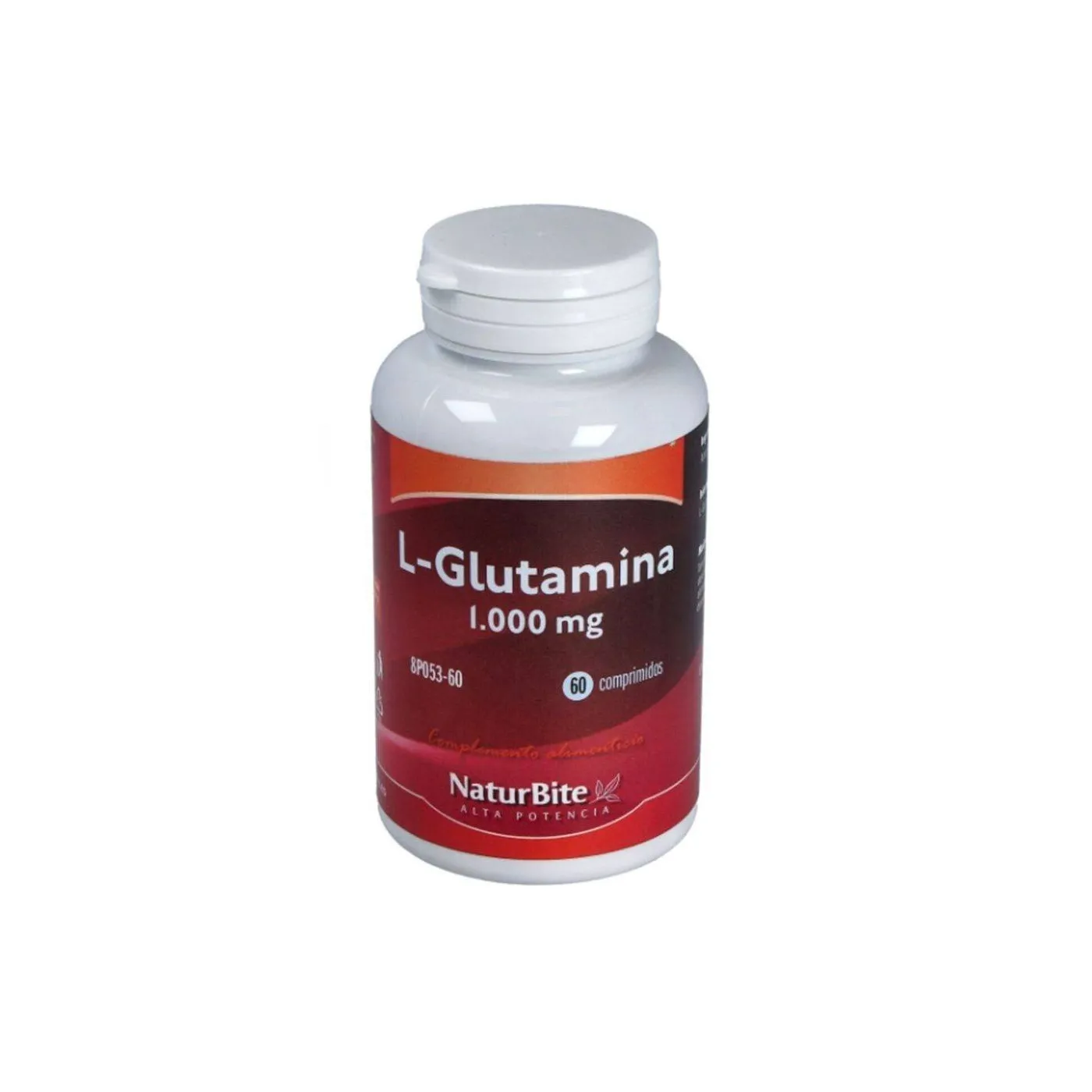Lglutamina 1000 Mg 60 Comps Naturbite