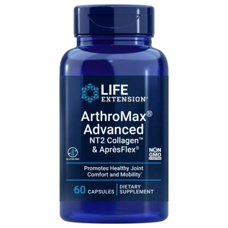 Life Extension ArthroMax ® Advanced NT2 Collagen™ & AprèsFlex ® - 60 Cápsulas