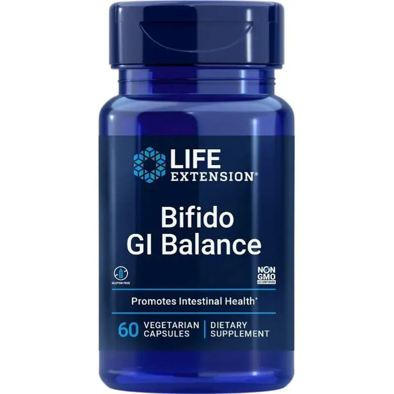 Life Extension Bifido GI Balance - 60 Cápsulas Vegetarianas