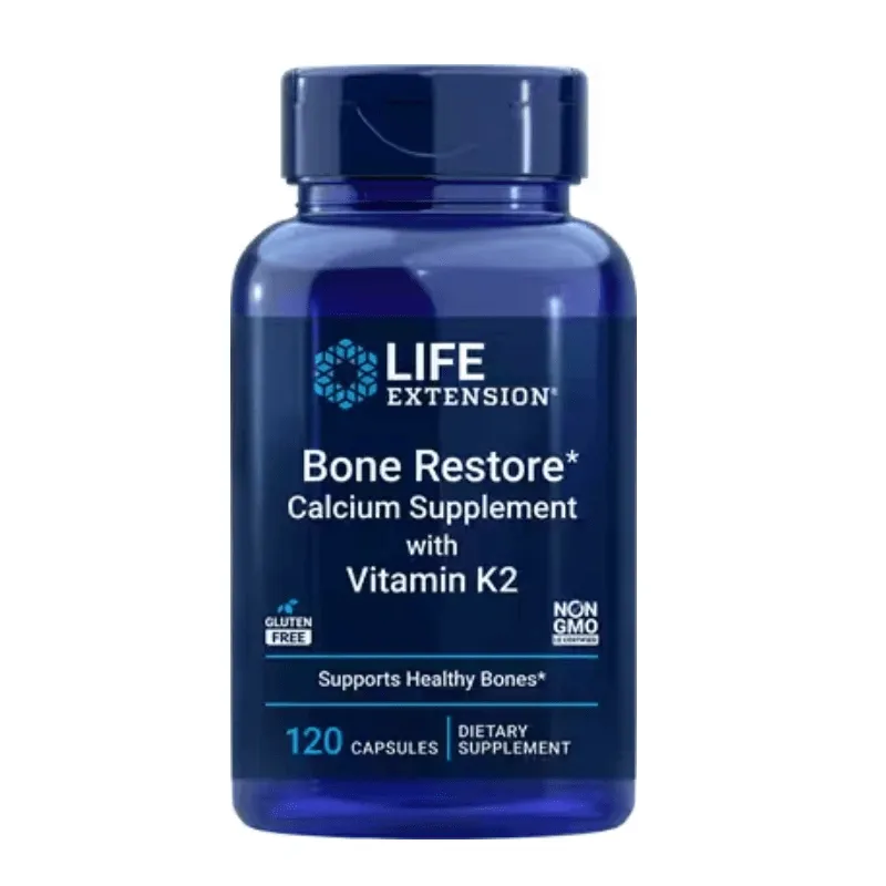 Life Extension Bone Restore con Vitamina K2 - 120 Cápsulas