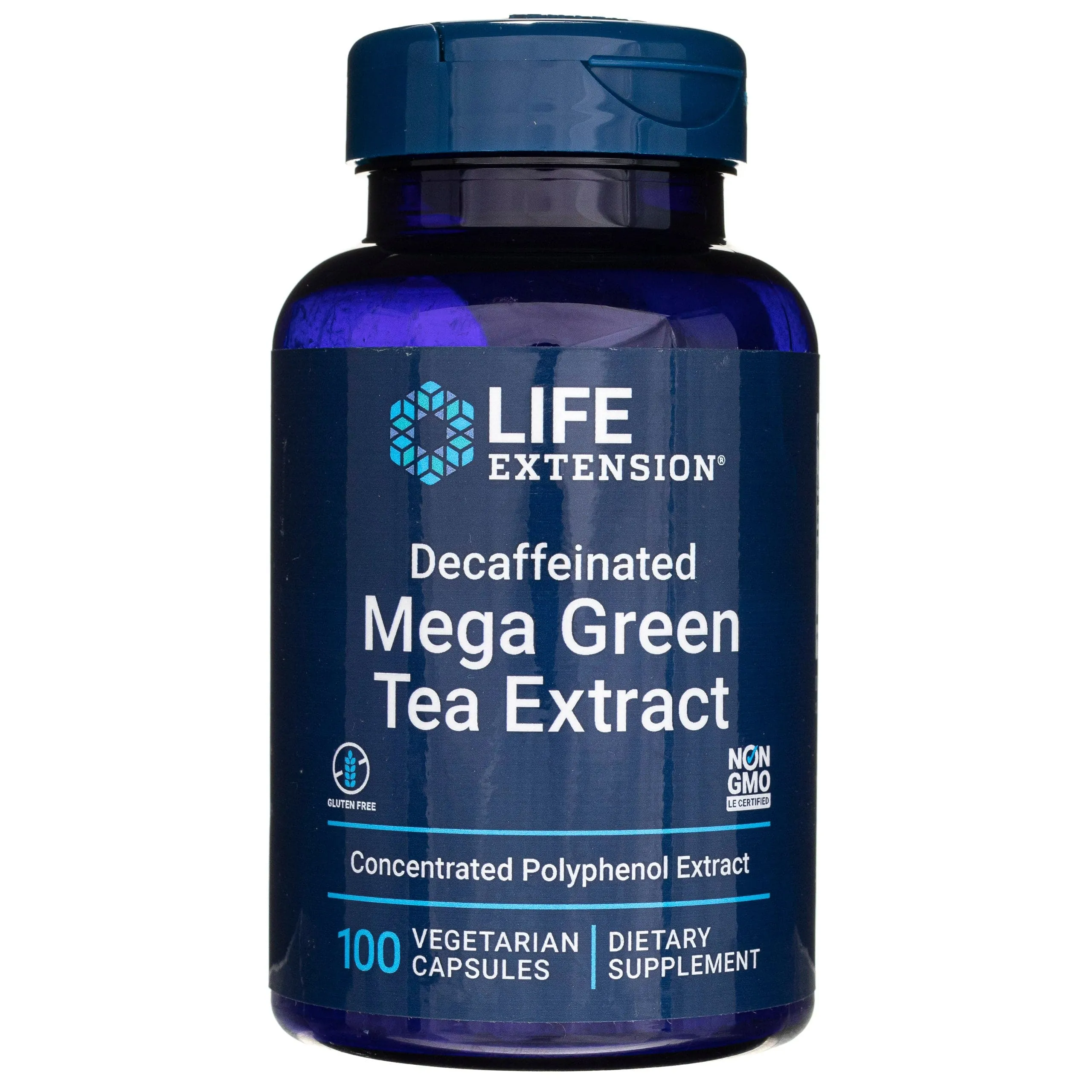 Life Extension Extracto de té verde mega descafeinado - 100 cápsulas vegetales