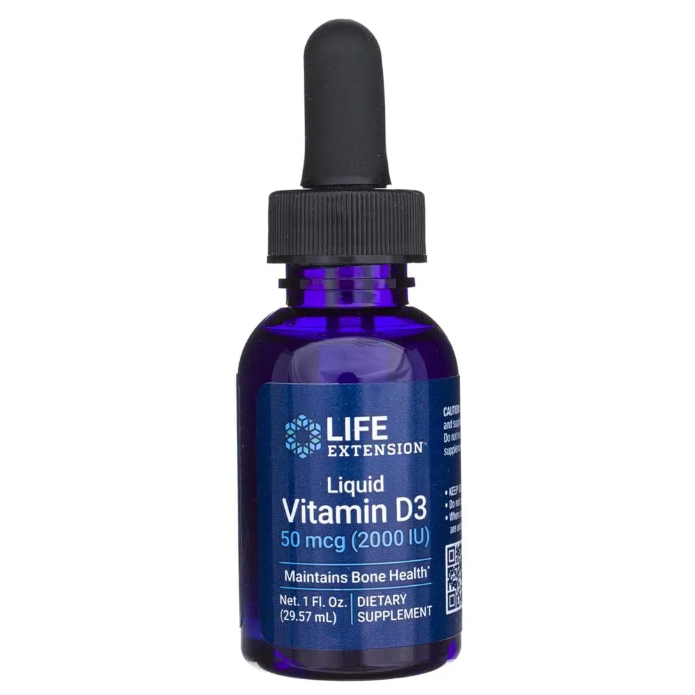 Life Extension Vitamina D3 líquida 2000 UI - 29,57 ml
