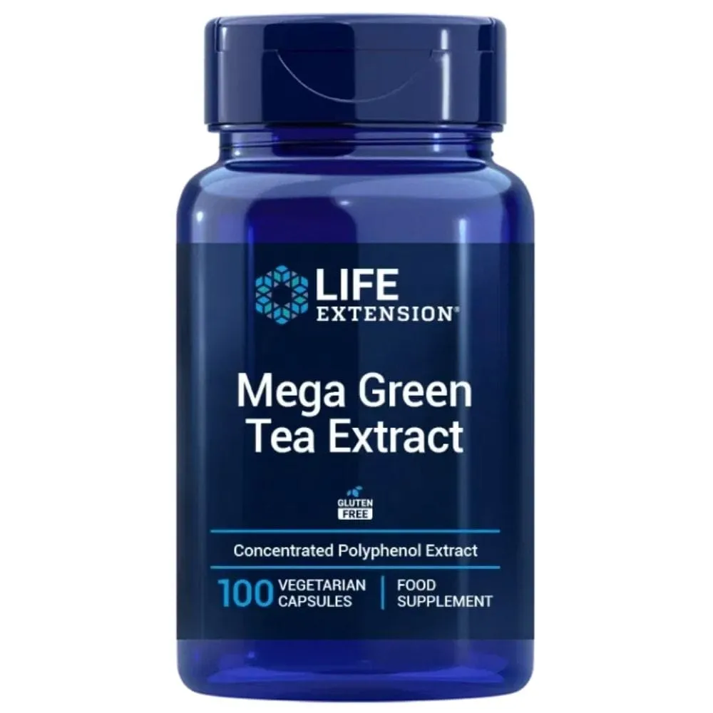Life Extension Mega Extracto de Té Verde 725 mg - 100 Cápsulas