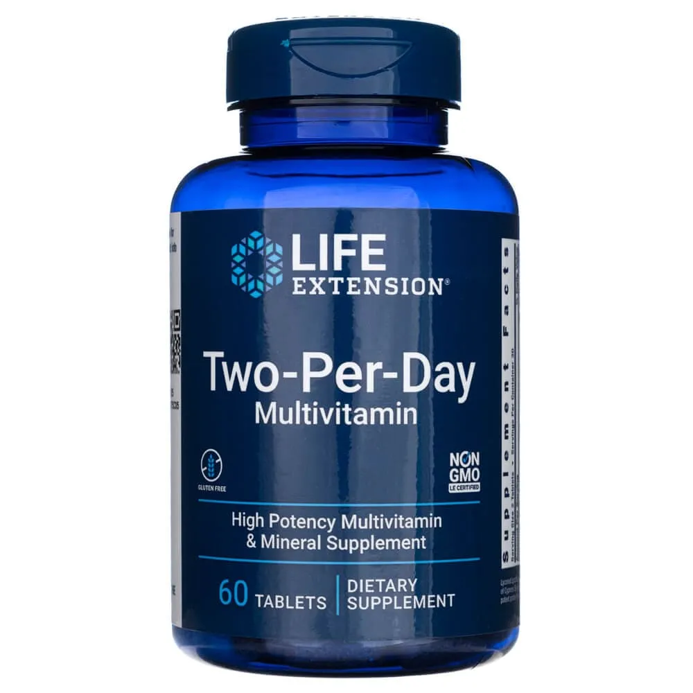 Life Extension Multivitamínico Dos al Día - 60 Tabletas