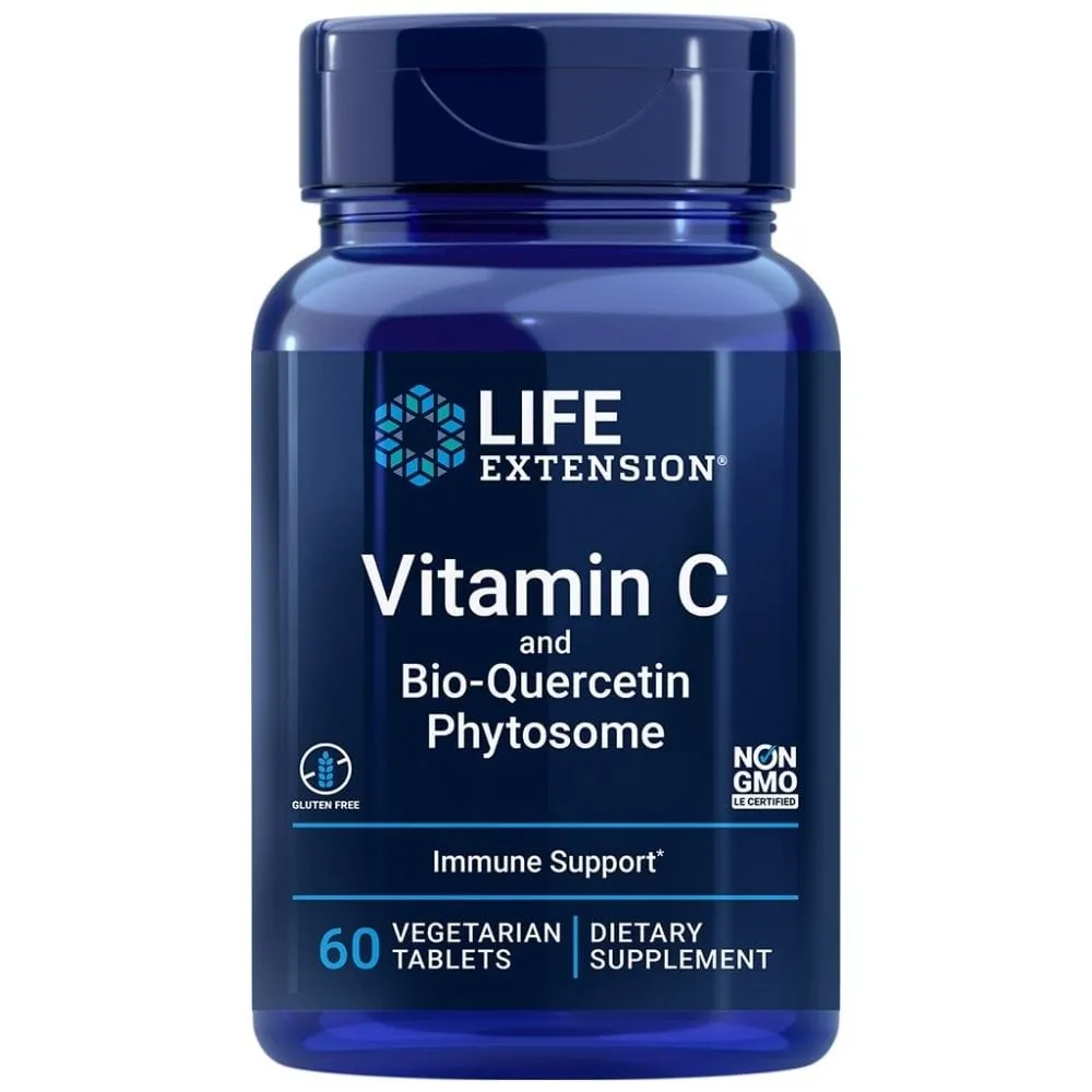 Life Extension Vitamina C y Bio-Quercetina - 60 Tabletas