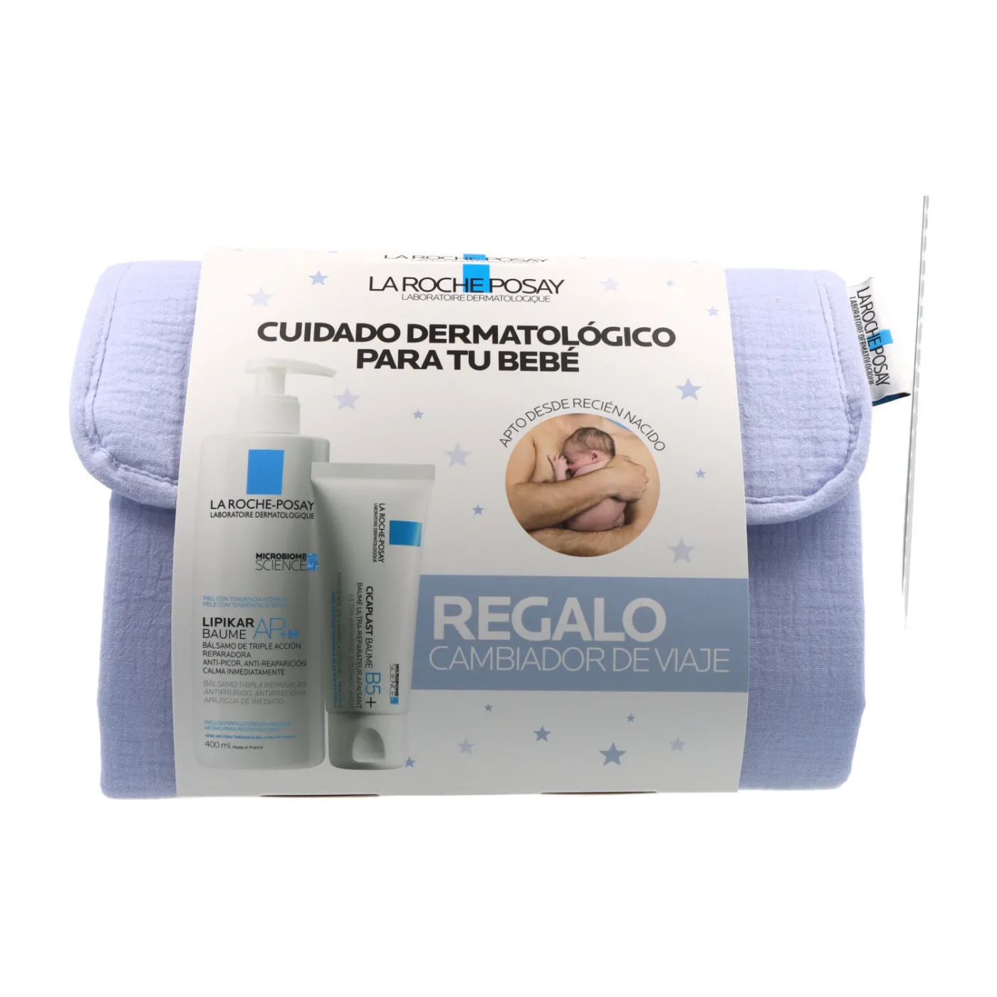 Lipikar Baume Apm 400ml + Cicaplast Baume B5 40ml + Regalo Cambiador De Viaje