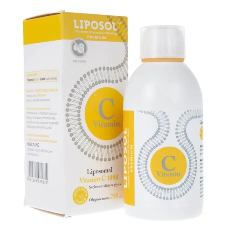 Liposol Vitamina C 1000 (Vitamina C tamponada liposomal) - 250 ml