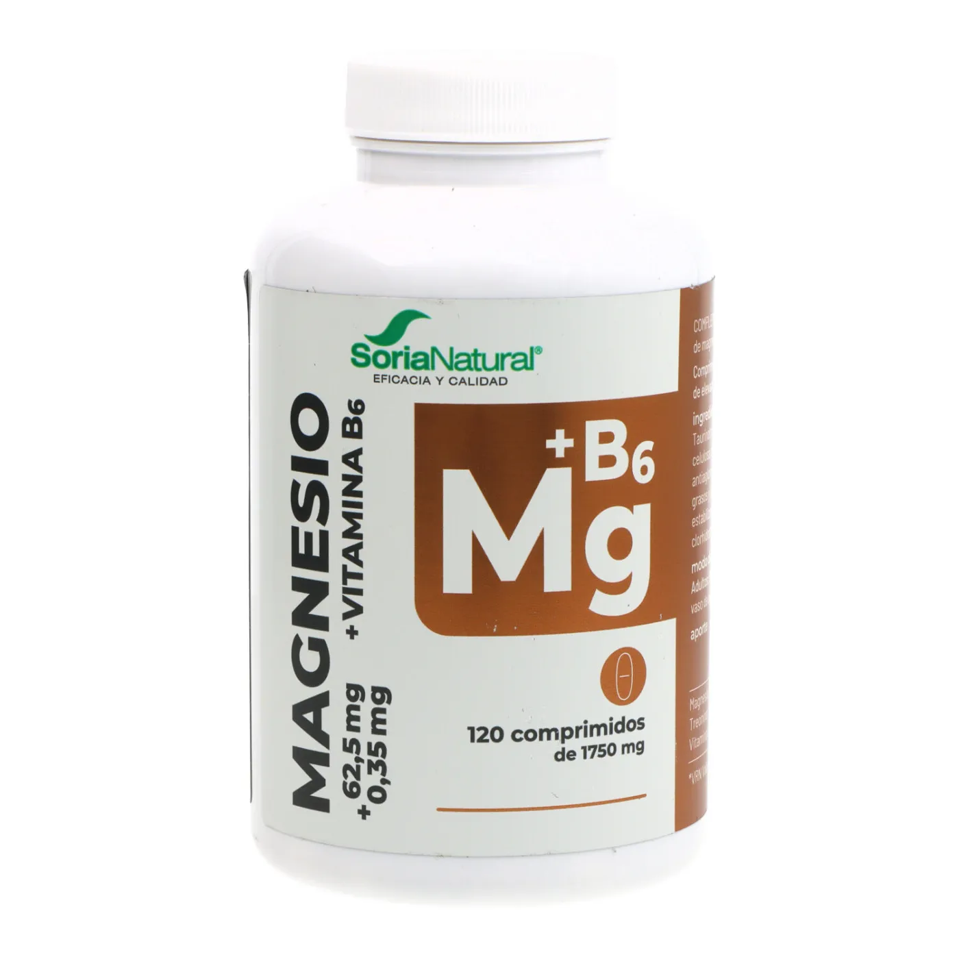 Magnesio Vitamina B6 Liberacion Sostenida 120 Comprimidos