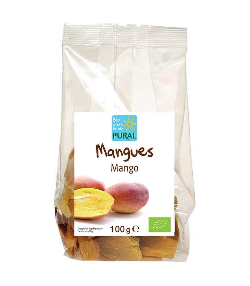 Mangos secos ecológicos-100g-Pural