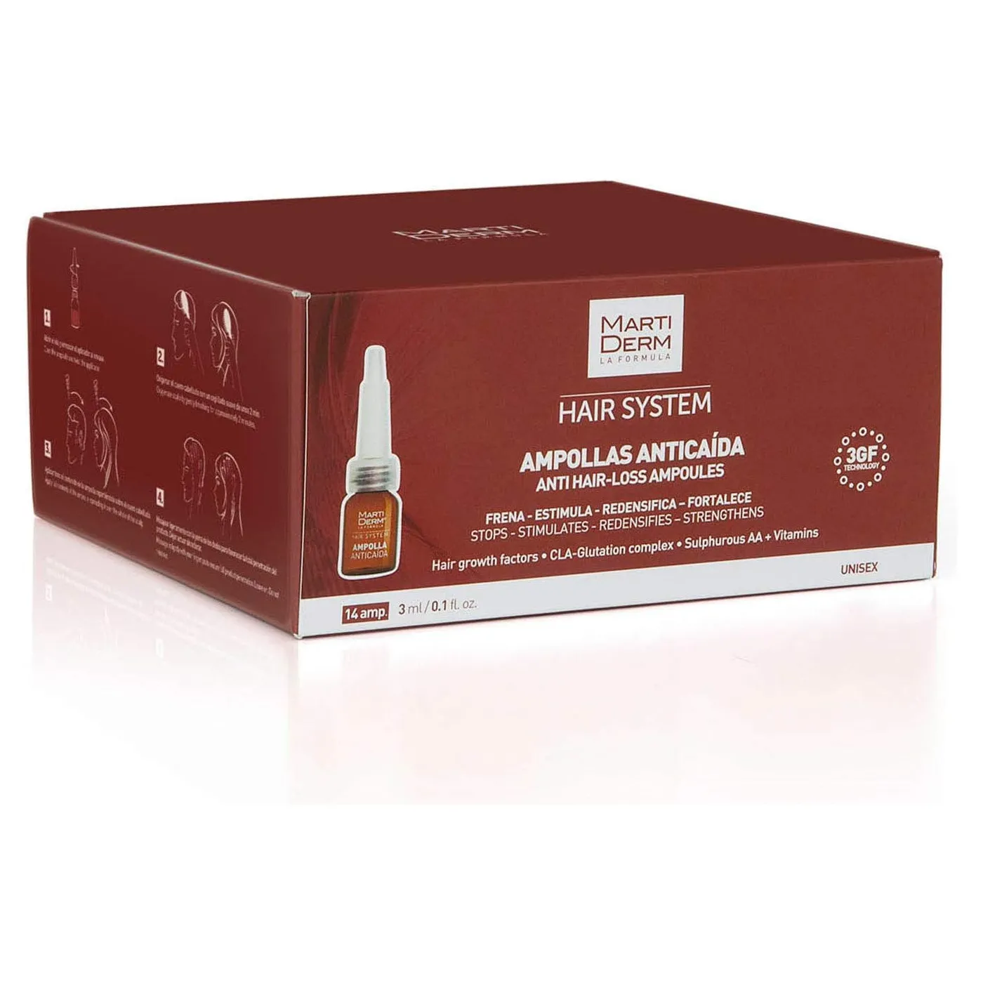 Martiderm Ampollas Anticaida 14 Ampollas