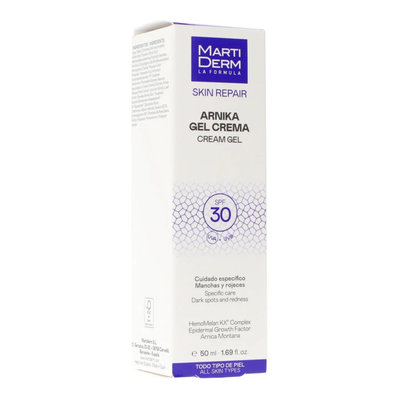 Martiderm Arnika Gel Crema Spf30 50 ml