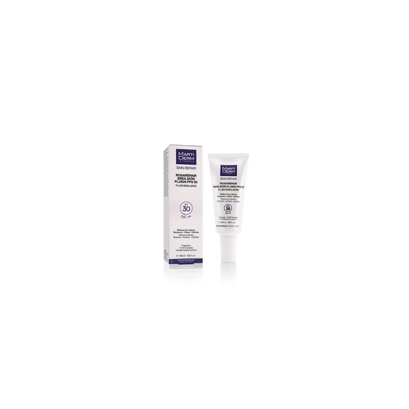 Martiderm Rosarepair Emulsion Fluida Fps 30 1 Tu
