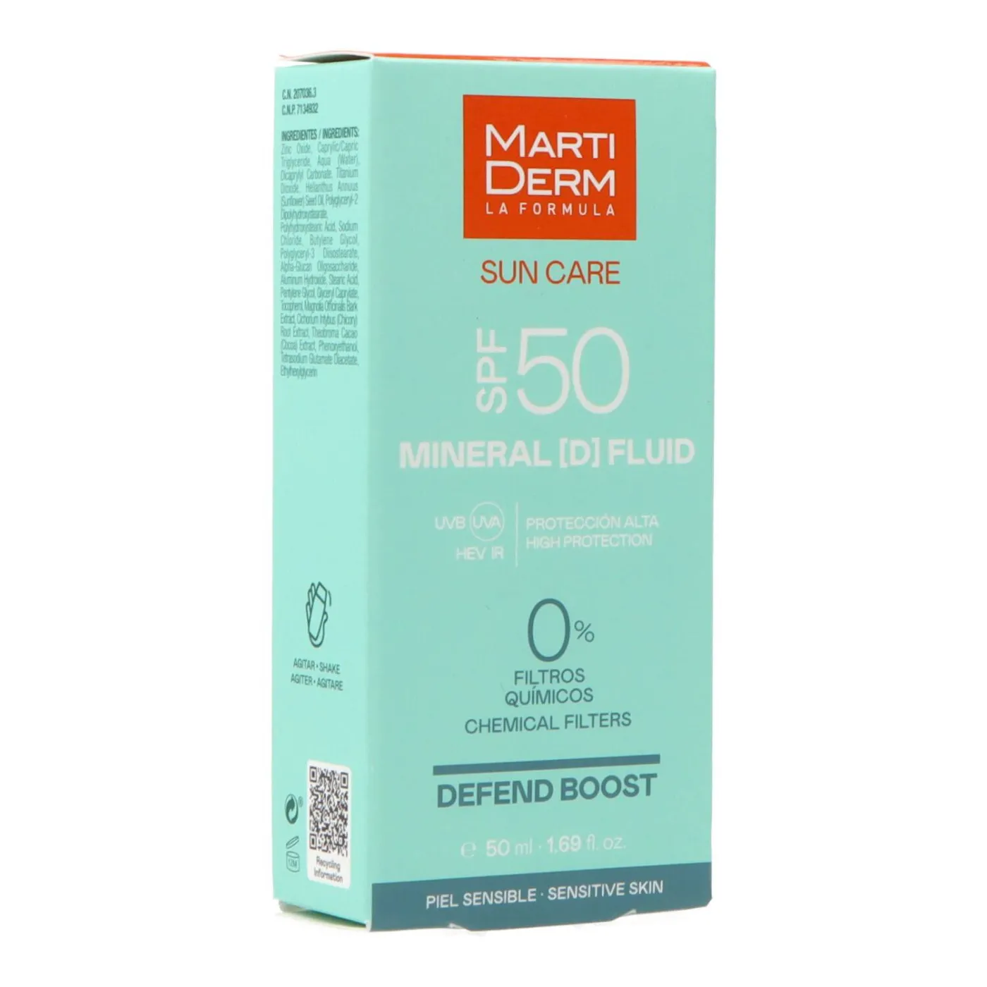 Martiderm Spf50 Mineral D Fluid 50 ml