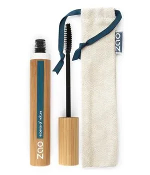 Máscara de pestañas rellenable con volumen y revestimiento 085 Ebony- 9ml-Zao Make up