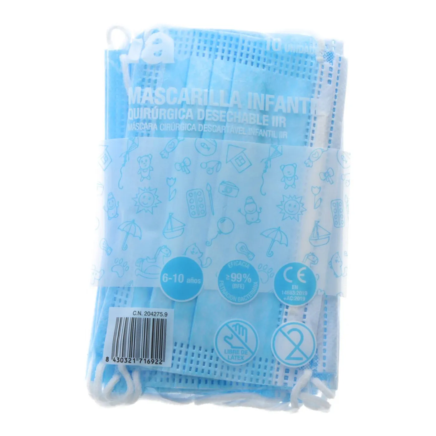 Mascarilla Quirurgica Infantil Iir Interapothek