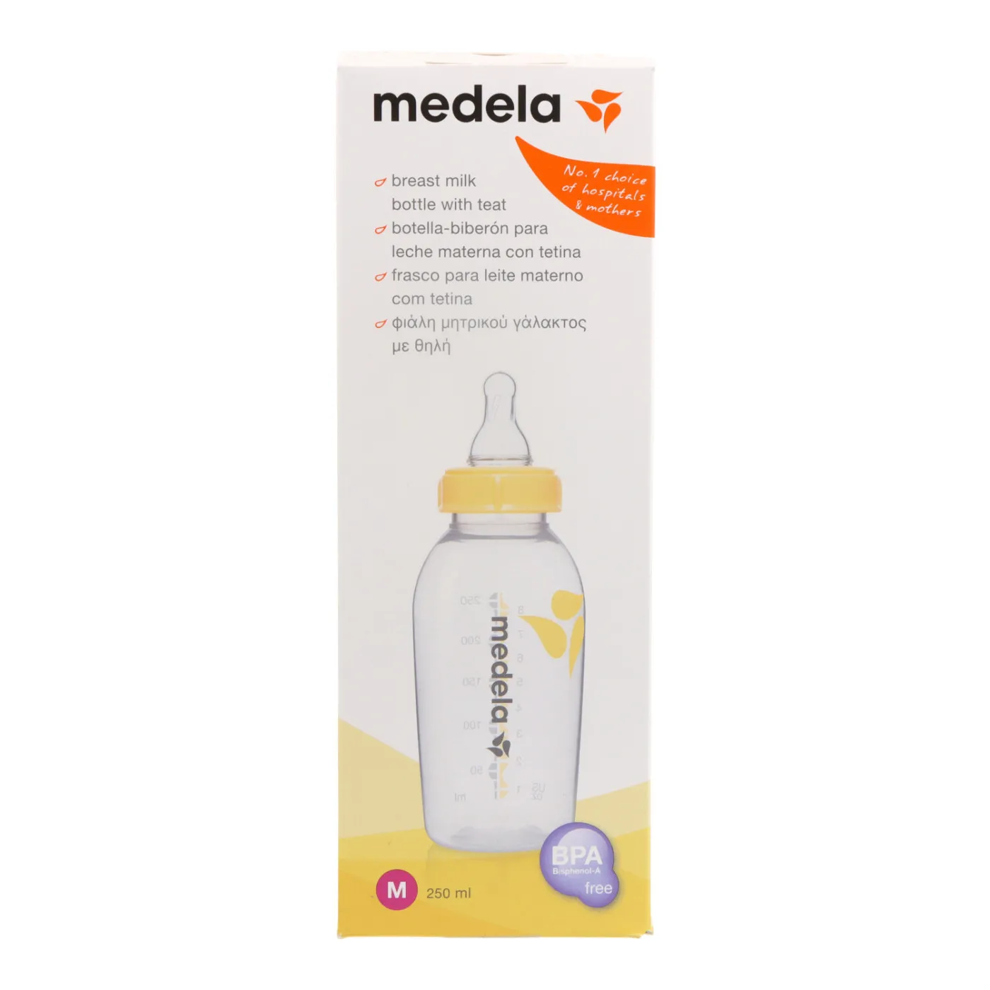 Medela Biberon Tetina Flujo Medio 250 ml