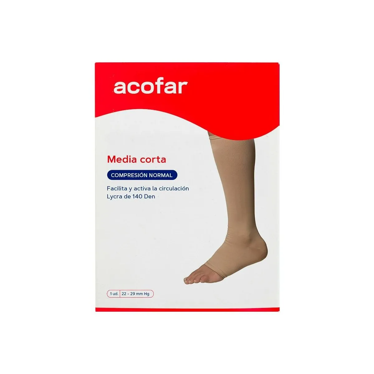 Media Acofar Cor Nor 80 t3 34 Cm 1 Un.