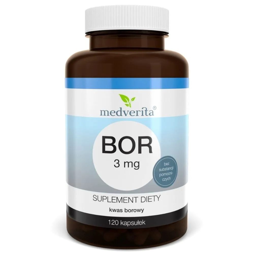 Medverita Bor 3 mg - 120 Cápsulas