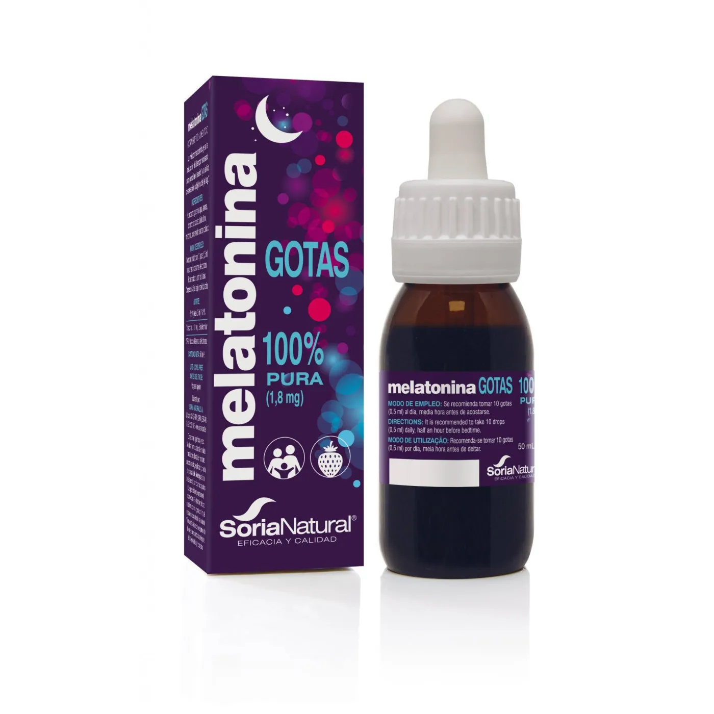 Melatonina Gotas 1,8 Mg 50 ml De Soria Natural