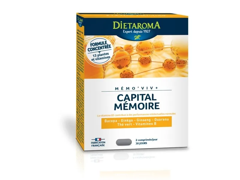 Memoria Capital Memo'viv - 60 comprimidos - Dietaroma
