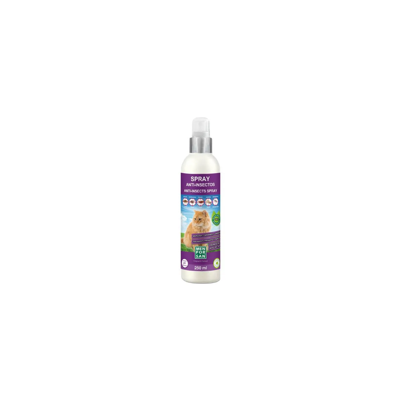 Men For San Spray Antiinsectos Para Gatos 250ml