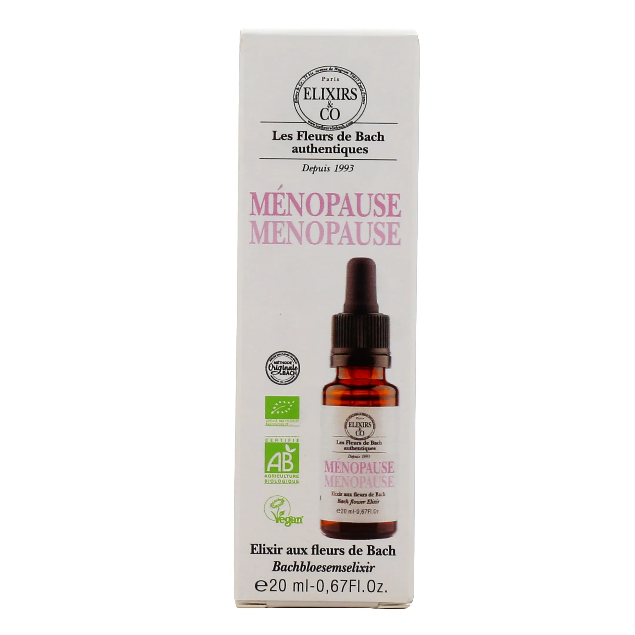 Elixir Menopausia Flores de Bach-20ml-Elixir&Co