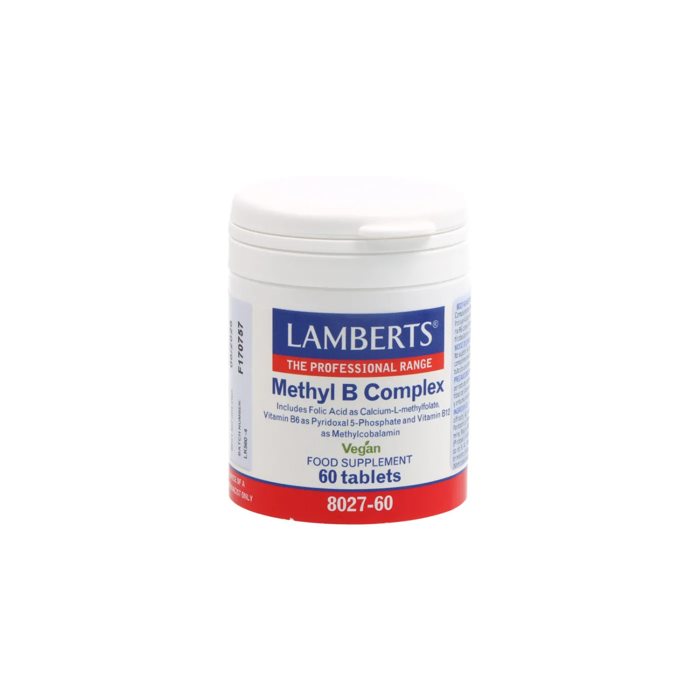 Methyl B Complex 60 Comps Lamberts