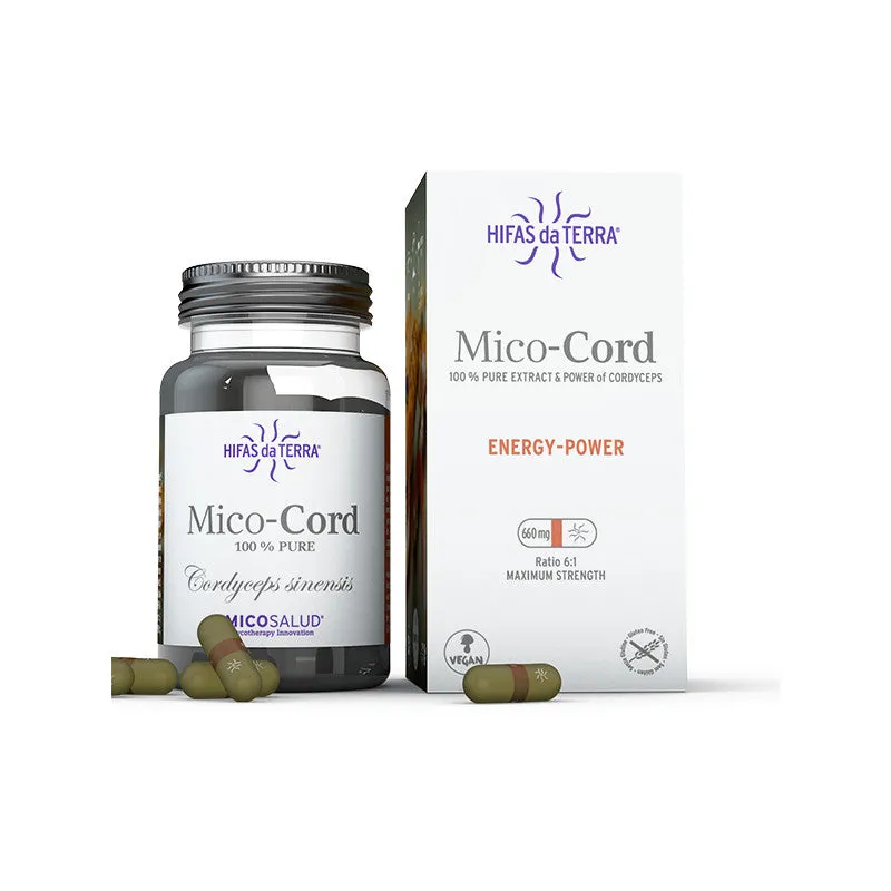 Mico-Cord Cordyceps-70 cápsulas- Hifas da Terra