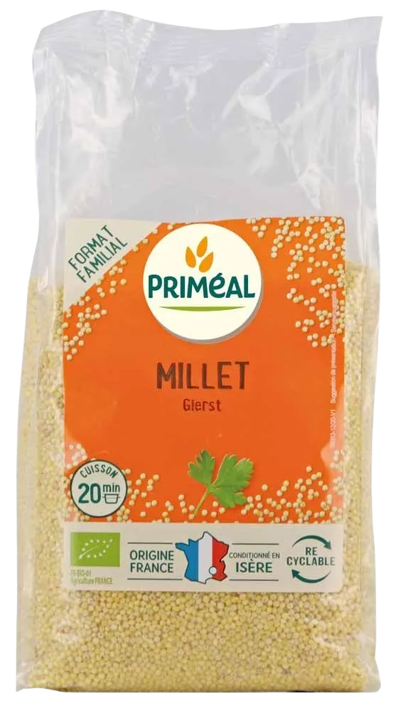 Mijo descascarado francés ecológico-500g-Priméal