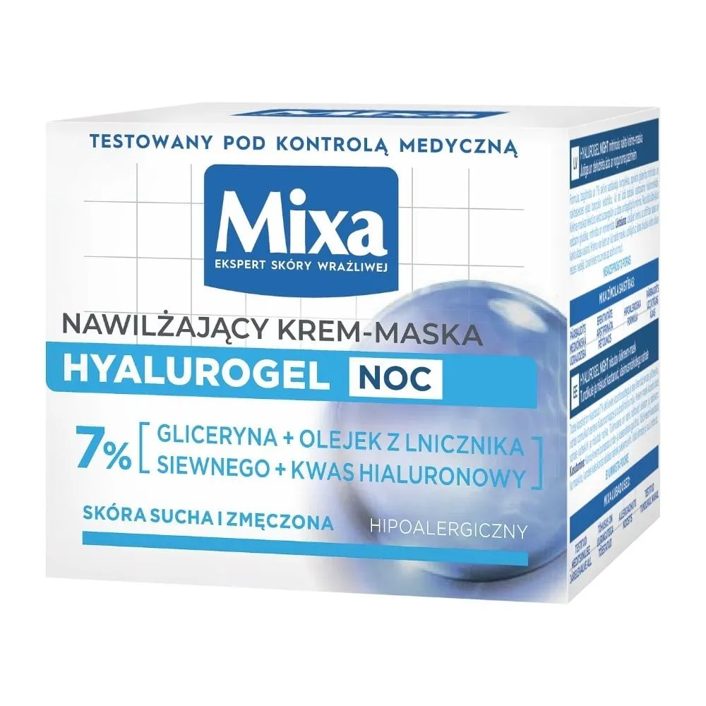 Mixa Hyalurogel Mascarilla de Noche - 50 ml