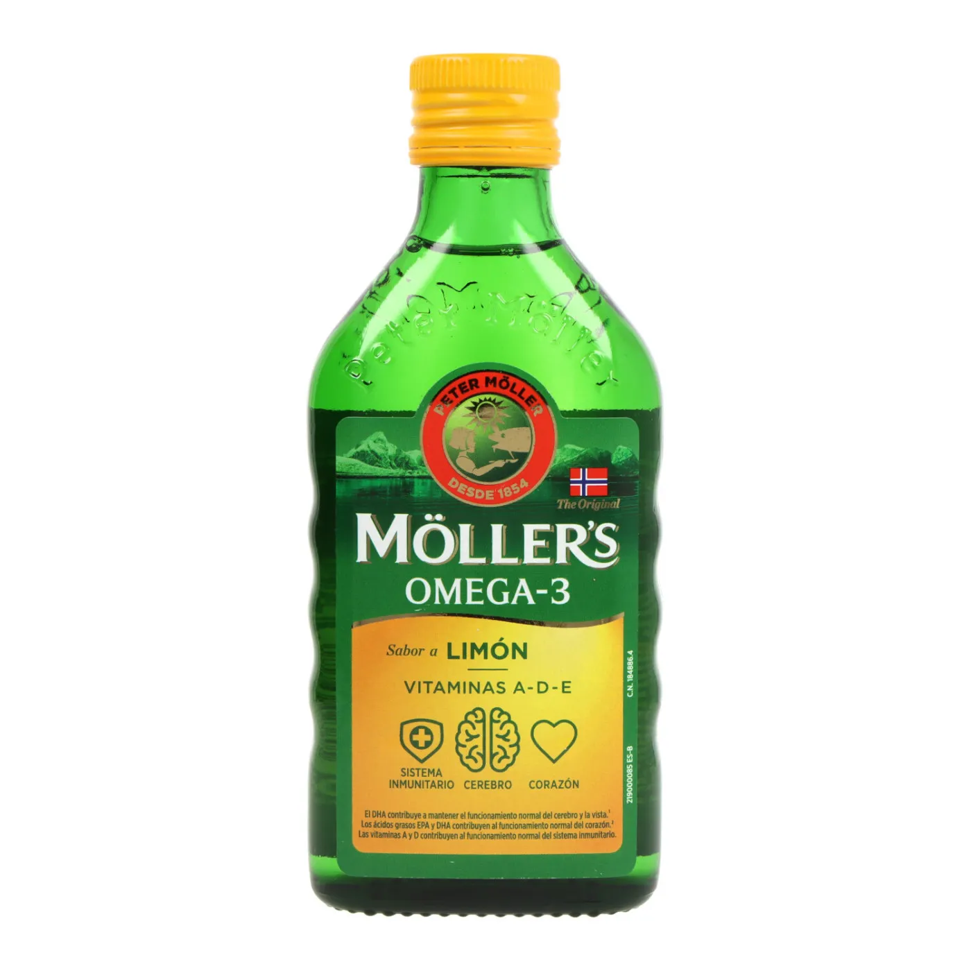 Mollers Aceite De Bacalao Sabor Limon 250 ml