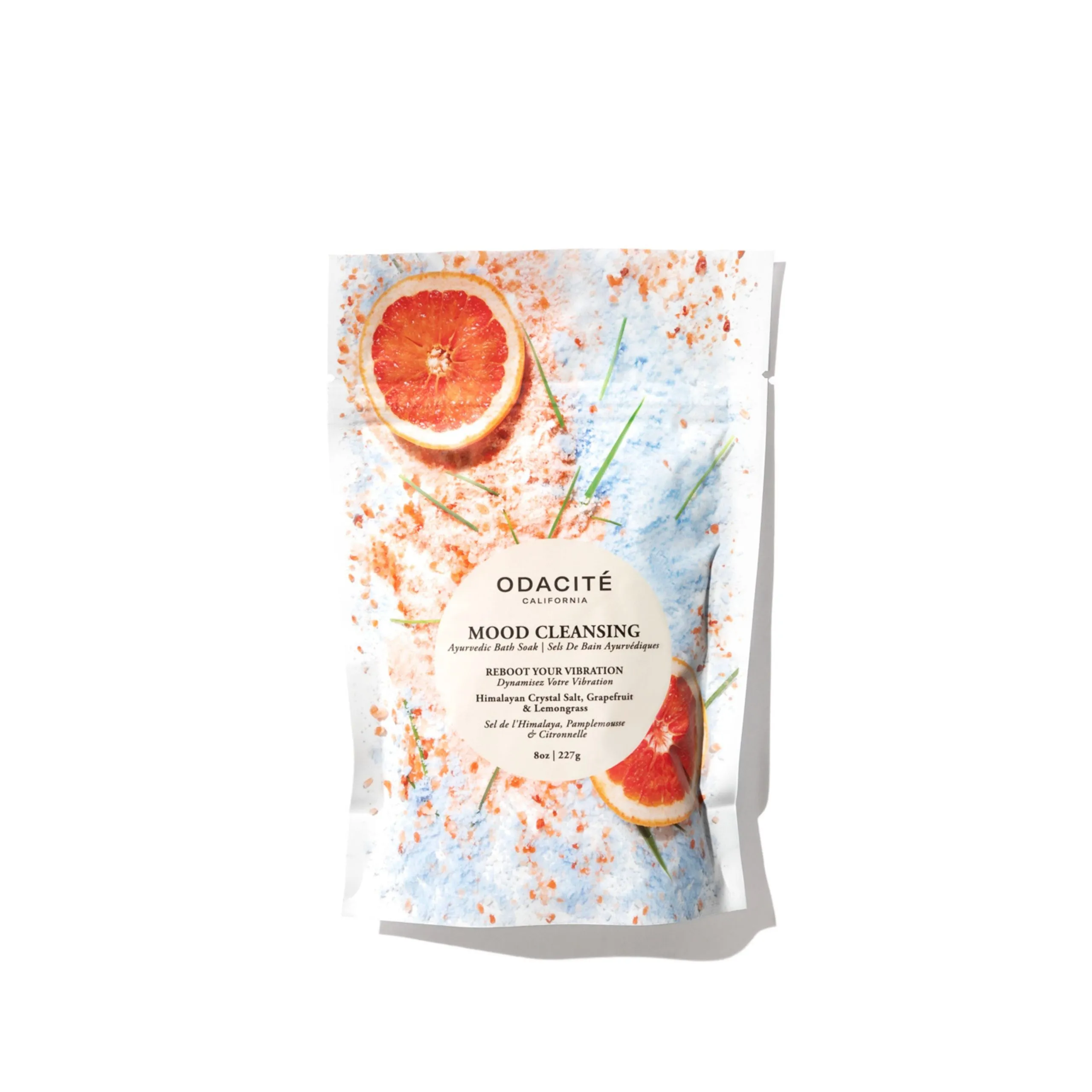 Sales de baño Mood Cleansing con sales del Himalaya, pomelo y lemongrass