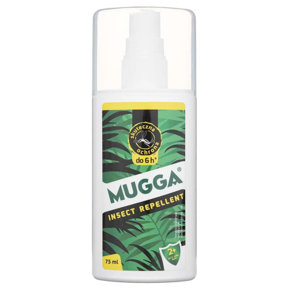 Mugga Spray 9, 5% DEET, repelente de insectos - 75 ml