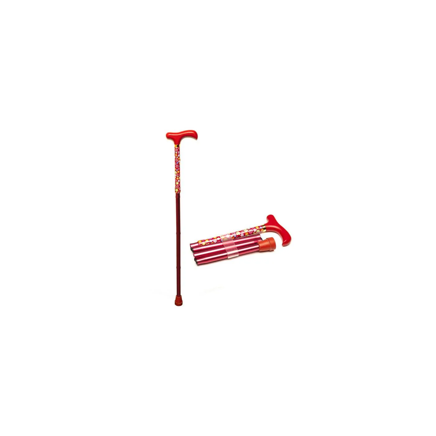 Muletilla Plegable Perla Saten Rojo R600084