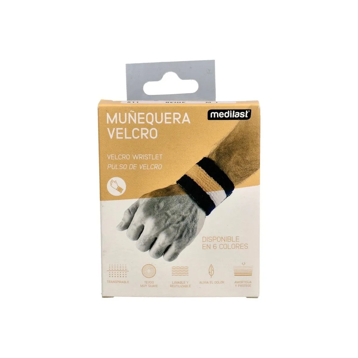 Muñequera Medilast-811 Vel Be n1 M