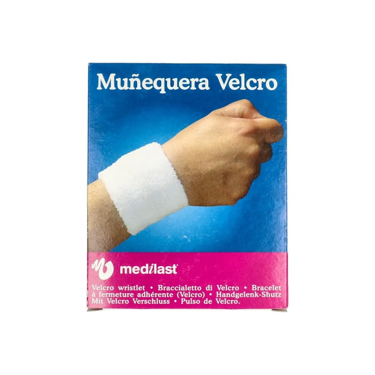 Muñequera Medilast-811G6 Vel Gris T. G
