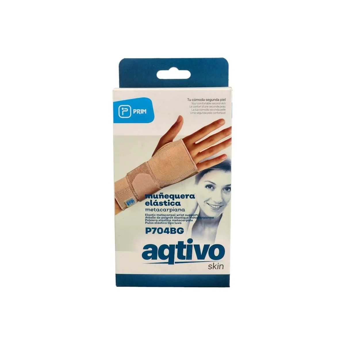 Muñequera Prim Metacarpiana Aqtivo Skin T/L p704 Beig