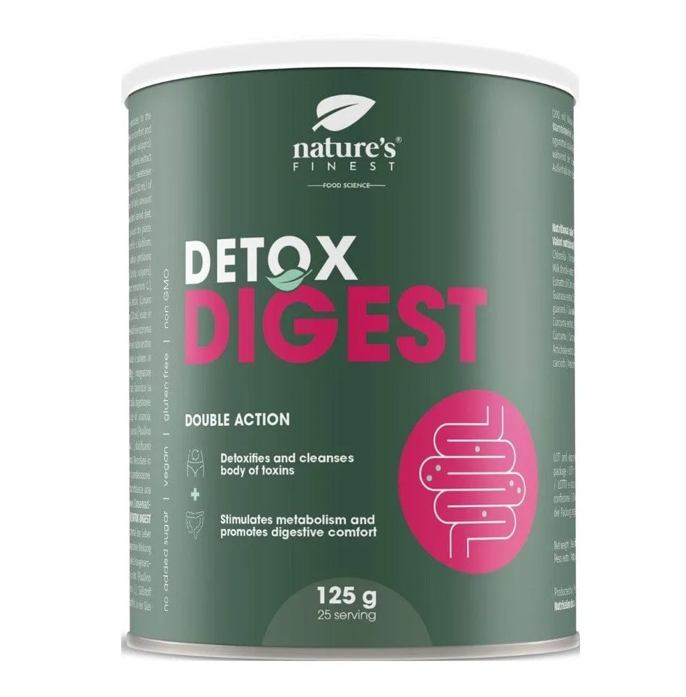 Nature's Finest Detox Digest, Naranja - 125 g