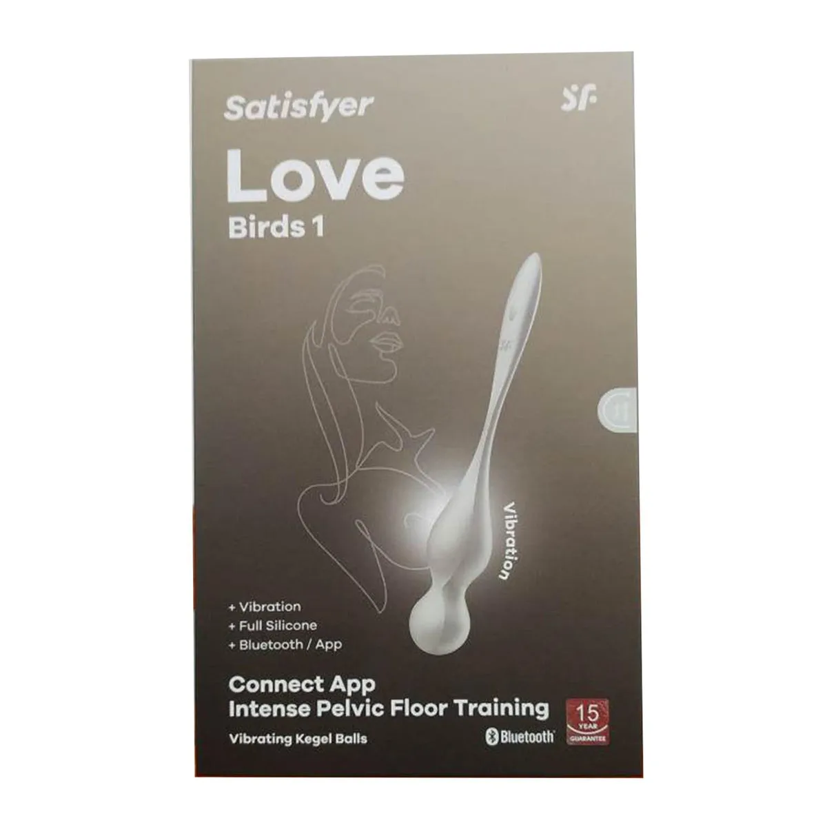 Love Birds 1 Intense Pelvic Floor Training App Beige 1un - Satisfyer