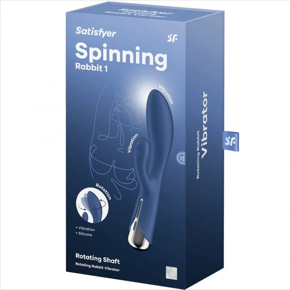 Vibrador Spinning Rabbit 1 Rotating Rabbit - Azul - Satisfyer